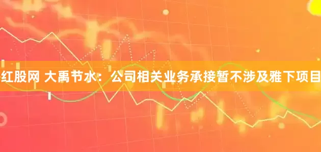 红股网 大禹节水：公司相关业务承接暂不涉及雅下项目